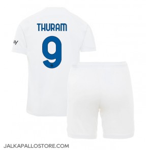 Inter Milan Marcus Thuram #9 Vieraspaita Lapsille 2023-24 Lyhythihainen (+ shortsit)
